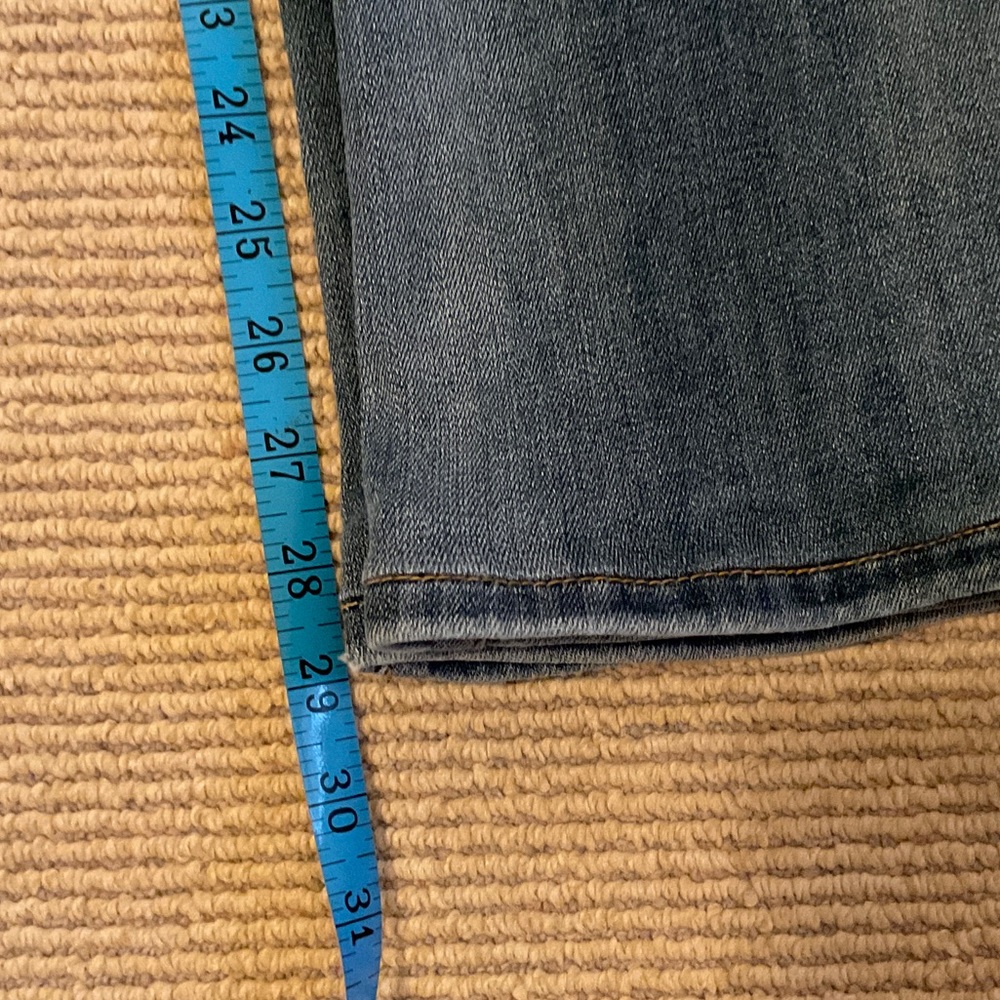 DRIFTWOOD Blue Jeans with Floral Embroidery size 29 - Picture 8 of 8